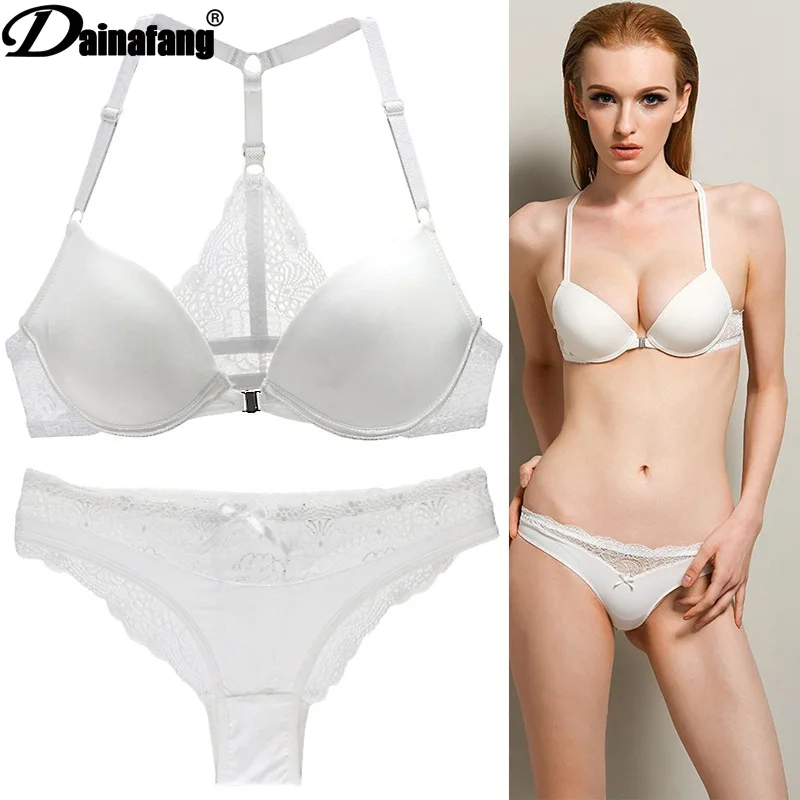 Sexy Elegant Women Bra Panty Set Y-line Front Closure Lady Push Up Bra Lingeries Bra Sets Brief Set Lingerie Underwear Set 2018 Sexy Elegant Women Bra Panty Set Y-line Front Closure Lady Push Up Bra Lingeries Bra Sets Brief Set Lingerie Underwear Set 2018