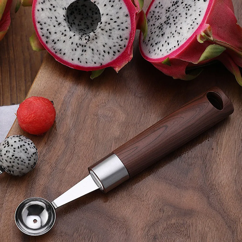 Ложка для фруктов практичный бытовой ложка для фруктов Творческий ложка для арбуза копания мяч 18,6 см прочный домашний кухонный инструмент