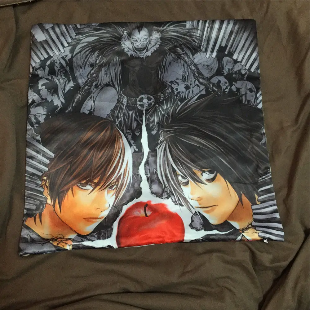 Death Note Аниме Манга Двусторонняя Подушка Чехол s обнимая для подушки Otaku косплей