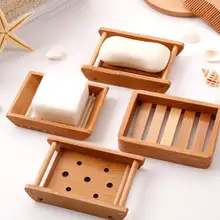 Креативная Ванная комната ручной дренаж деревянный простой бамбуковая мыльница 100 шт