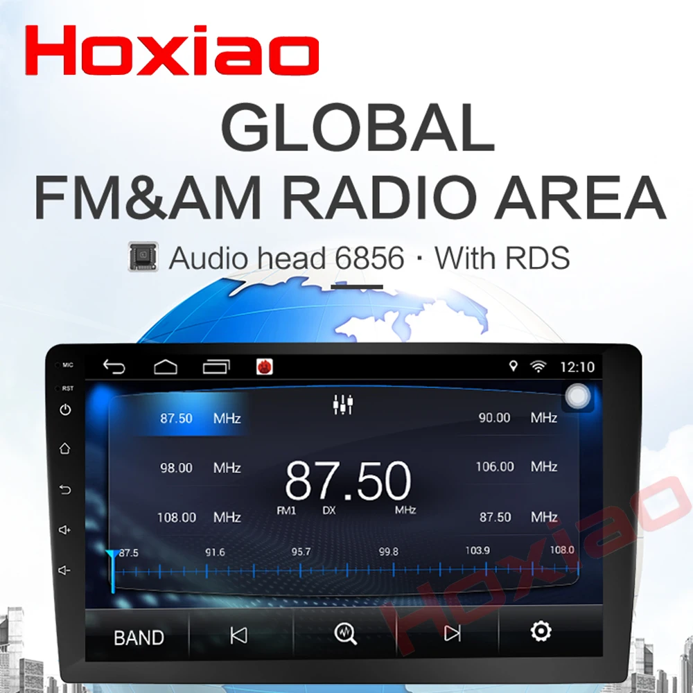 Top ONE din 10 inch Quad core Android 7.1 Car DVD Multimedia player WiFi BT Bluetooth GPS navigation Stereo Radio Player 2