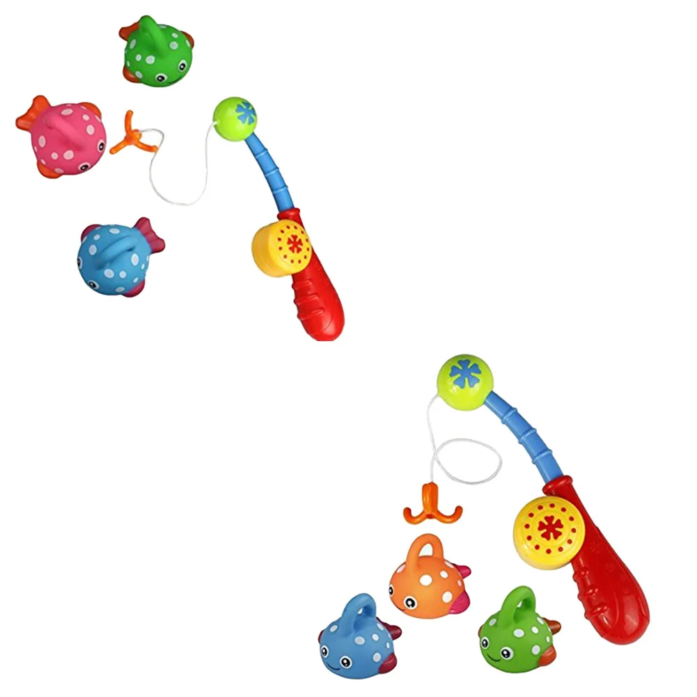 2017 Inflatable Pool Fishing Toy Rod Net Set For Kids Child Model Play