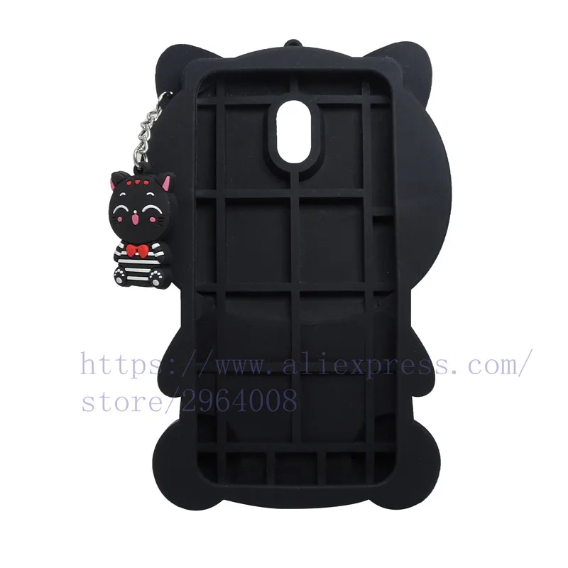 Triseoly для samsung Galaxy J7 j730 чехол 3D мультфильм Симпатичные полосой улыбка Lucky Cat Силиконовый чехол для samsung J7 сумка 5,5"