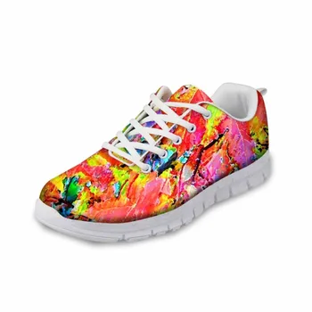

Noisydesigns erkek spor ayakkab autumn Student Customized images High Quality Hombre brand classic outdoor 3D Cartoon Print