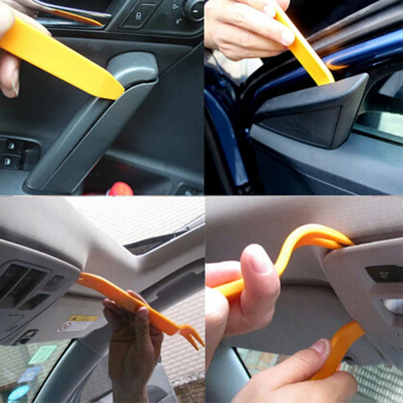 Car Door Plastic Trim Panel Clip Dash Radio Removal Pry Tools Kit for Chrysler