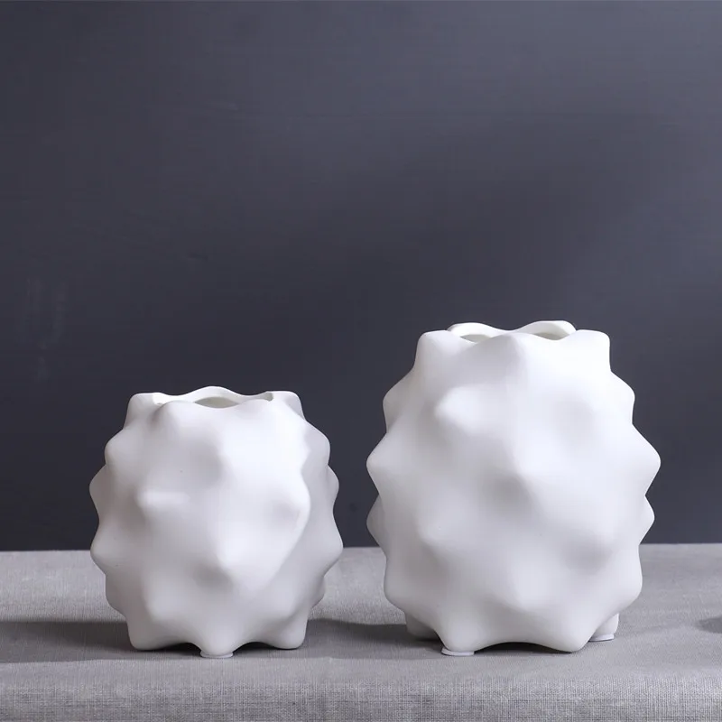 2016 белая морская керамическая креативная Узорчатая ваза для цветов домашний