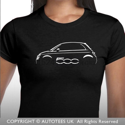 

FIAT 500 INSPIRED LADIES SOFTSTYLE CLASSIC CAR T-SHIRT