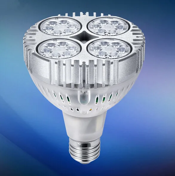 

Free Ship 45W PAR30 Osram Chip LED Track Spot Light ,CE&RoHS,High Brightness Energy Save E27 Base bulb,warm/natural/cool white