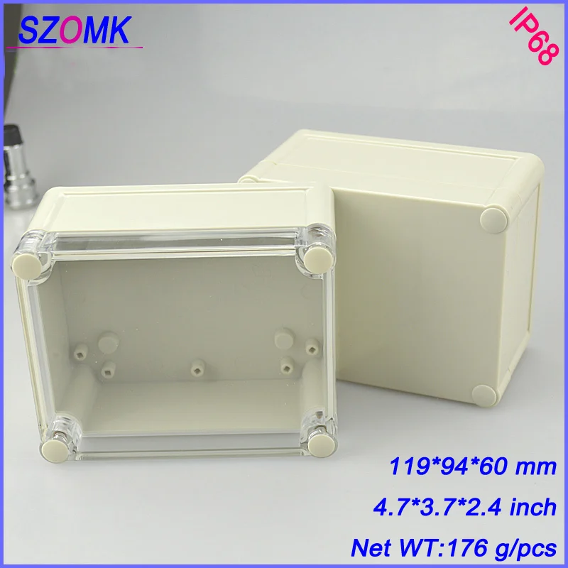 

transparent cover distribution box junction housing (1 pcs) 119*94*60mm enclosure for electronics waterproof plastic enclosure