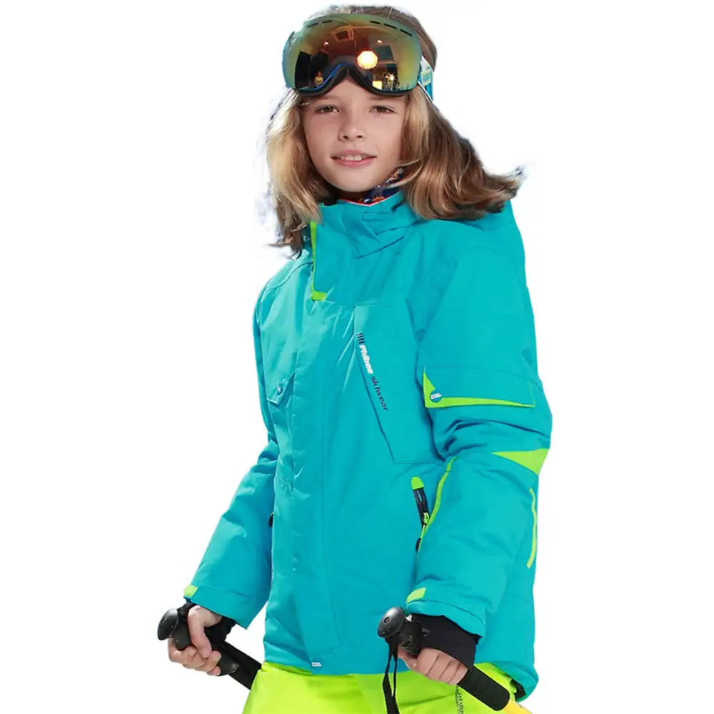 Крутой дизайн, зимняя верхняя одежда, лыжная одежда для мальчиков, спортивная одежда, пальто наивысшего качества, лыжное пальто для девочек, Прямая поставка - Цвет: 1
