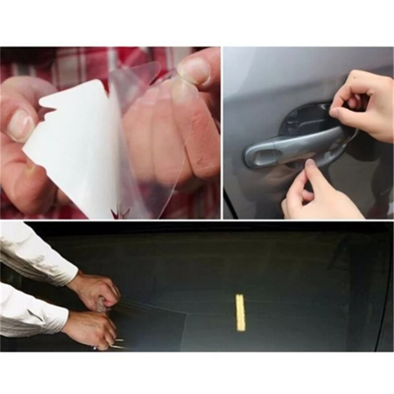 10 см* 3 м прозрачная автомобильная наклейка, виниловая пленка DIY, рулонная пленка, наклейка для автомобиля, универсальная прозрачная защитная пленка