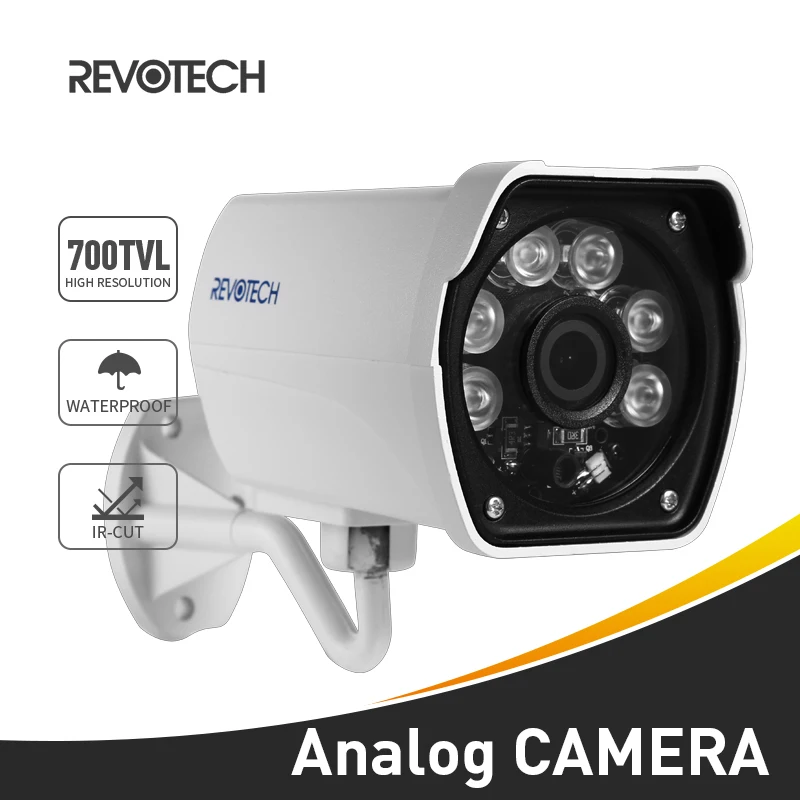 CCTV 700TVL Outdoor Waterproof Sony Effio E CCD / CMOS 6 Array LED IR