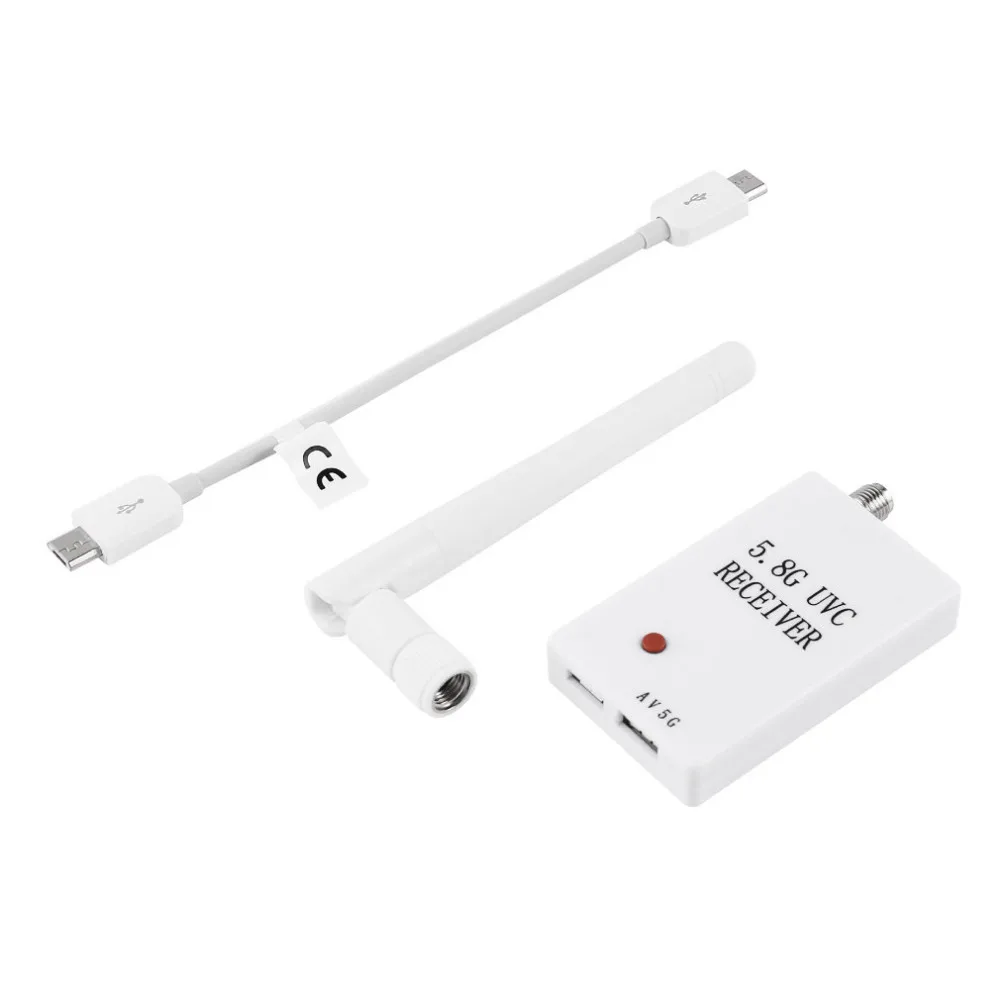 

1pcs 5.8G Mini 150CH FPV Receiver UVC Video Downlink for OTG VR Android Phone RC Drone Quadcopter