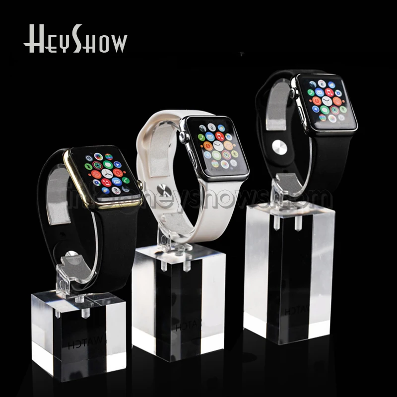 Espositore Universale Per Orologi, Supporto In Acrilico, Base Per Orologi Apple, Trasparente Con O Senza Logo Apple