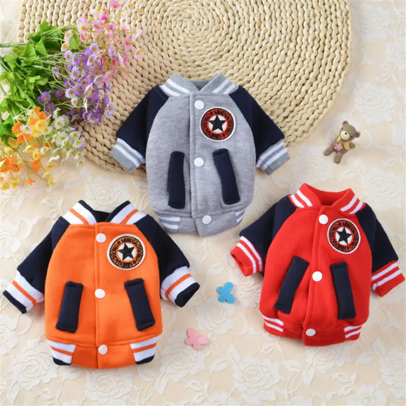 

Fashion Dog Clothes Cute Pet Clothing Cotton Warm Costume Autumn Winter Hooded Outfit For Dog Jacket