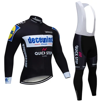 

Winter QUICKSTEP TEAM CYCLING JACKET bike pants CLOTHING Ropa Ciclismo MENS thermal fleece pro BICYCLING jersey Maillot wear