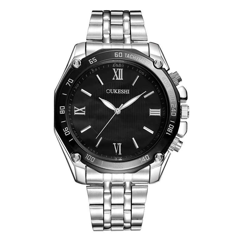

Fashion Simple Sports Men's Watch Alloy Watch Male Steel Belt New Commercial Watch Quartz Watches