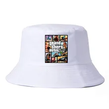 Мода Grand Theft Auto V 5 GTA 5 шляпы ведра Горячая игра GTA 5 вентиляторы Кепка летняя Рыбацкая шляпа для рыбалки женские шапки boonie