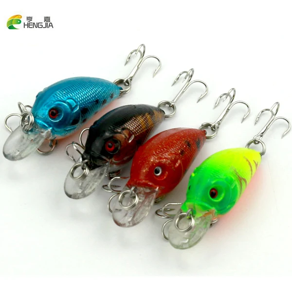 HENGJIA 8 шт. Малый Crankbait г 4,2 мм Г 45 мм Искусственные жесткая приманка пластик приманки рыбалка иска Искусственные воблеры