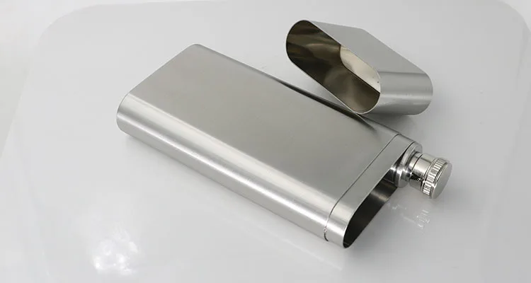 Высокое качество 304 нержавеющая сталь двойная сигарная трубка коробка с бедра колба изысканное зеркало полированный чехол для сигар