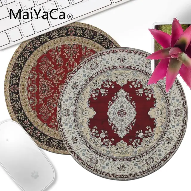 Best Value MaiYaCa round Persian Carpets pattern Comfort Round Mouse Mat Gaming Mousepad Computer Peripherals Keyboard Pad Home Gifts Mat Best Value MaiYaCa round Persian Carpets pattern Comfort Round Mouse Mat Gaming Mousepad Computer Peripherals Keyboard Pad Home Gifts Mat