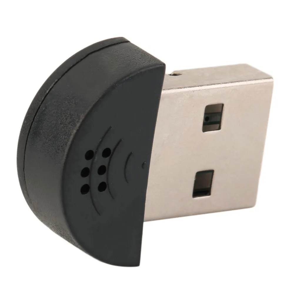 Супер мини-usb 2,0 микрофон аудио адаптер для ПК ноутбук Laptopest оптом