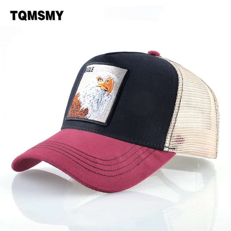 

Fierce eagle pattern Snapback caps for men Hip Hop cap Embroidery Baseball Cap Breathable Mesh Bone sun hats for women hat bone