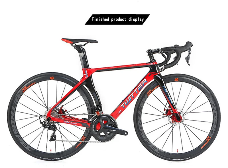 Красочные 18K из углеродного волокна, шоссейный велосипед рама 700C дисковый тормоз углеродного волокна раме велосипеда с углеродный руль для велосипеда подседельная вилка BB92
