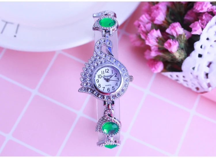 

2018 WL new seller female student crystal diamond luxury ladies quartz watch ladies rhinestone watch ladies bracelet watch
