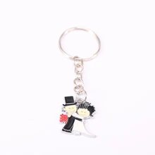 

1Pcs Wedding Charm Keychain For Keys Car Key Ring Wedding Souvenir Gifts Jewelry Accessories KC45