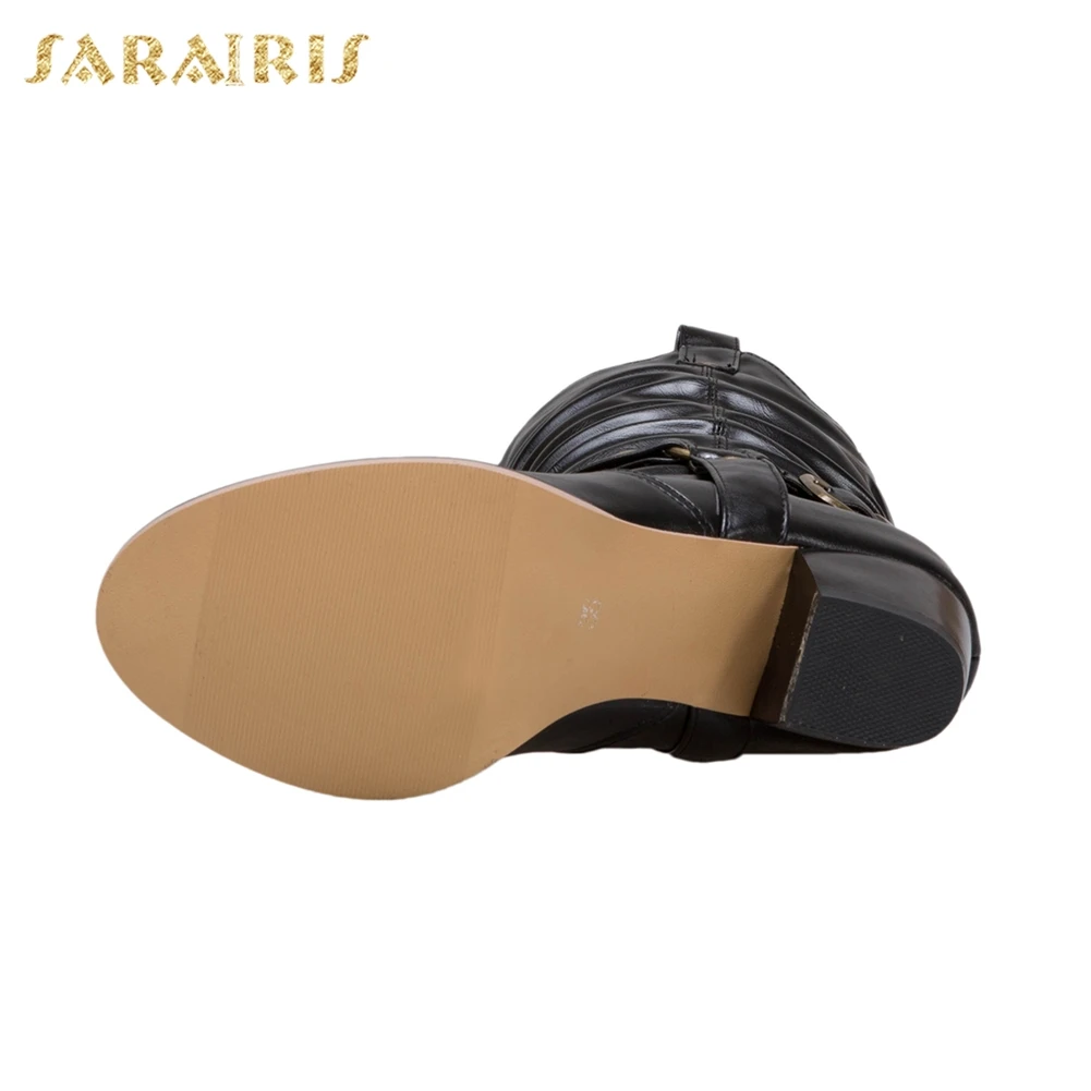 SARAIRIS/Новинка, большие размеры 34-50, Прямая поставка, Женская обувь в стиле ретро, женские ботинки, винтажные ковбойские ботинки, женская