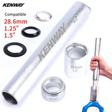 Bike Fork Base Installation Tool Dead Flying Steel Mountain Bicycle Headset Bottom Washer Setting Tool for 28.6 1.5 1.25 Fork
