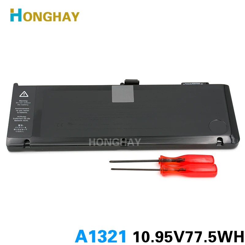 Honghay Nuovo 10.95V-77.5Wh A1321 Batteria Per Macbook Pro 15 "A1286 Unibody 2009 2010 Anni