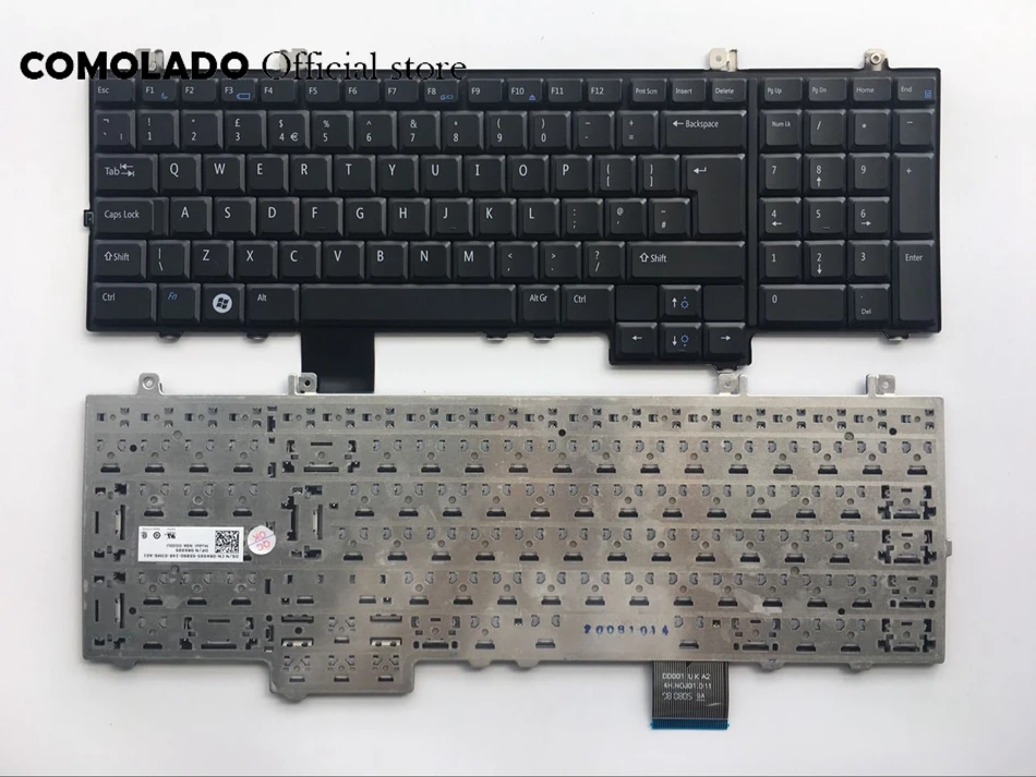 UK keyboard For DELL Studio 1735 1736 1737 PP31L TR334 black keyboard UK Layout
