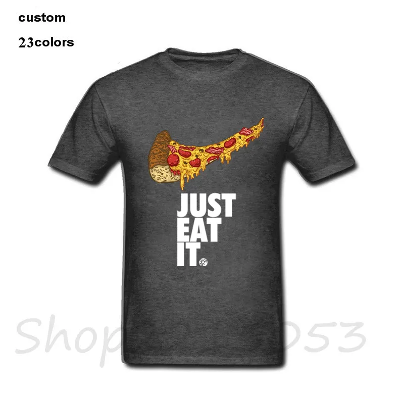 2018 streetwear Just Eat It divertida Pizza comida hombres divertida camiseta sushi harajuku stranger things camistas Camiseta de Juego 2018 streetwear Just Eat It divertida Pizza comida hombres divertida camiseta sushi harajuku stranger things camistas Camiseta de Juego