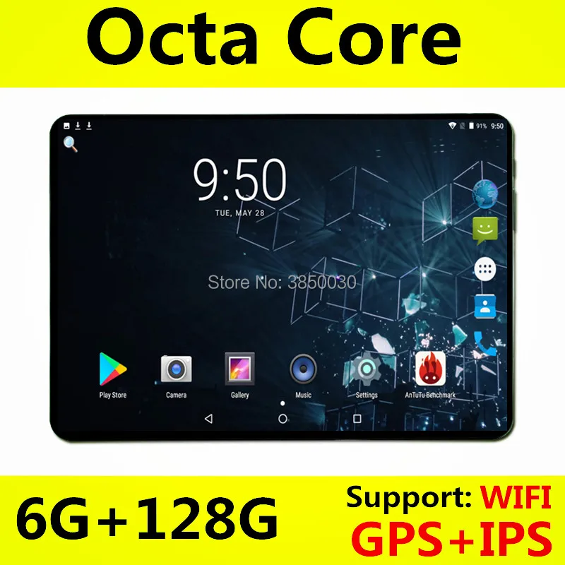 LSKDZ 2019 S106 10 Inch Android 8.0 Tablet PC 1280x800 Octa Core 6GB RAM 128GB ROM Tablets