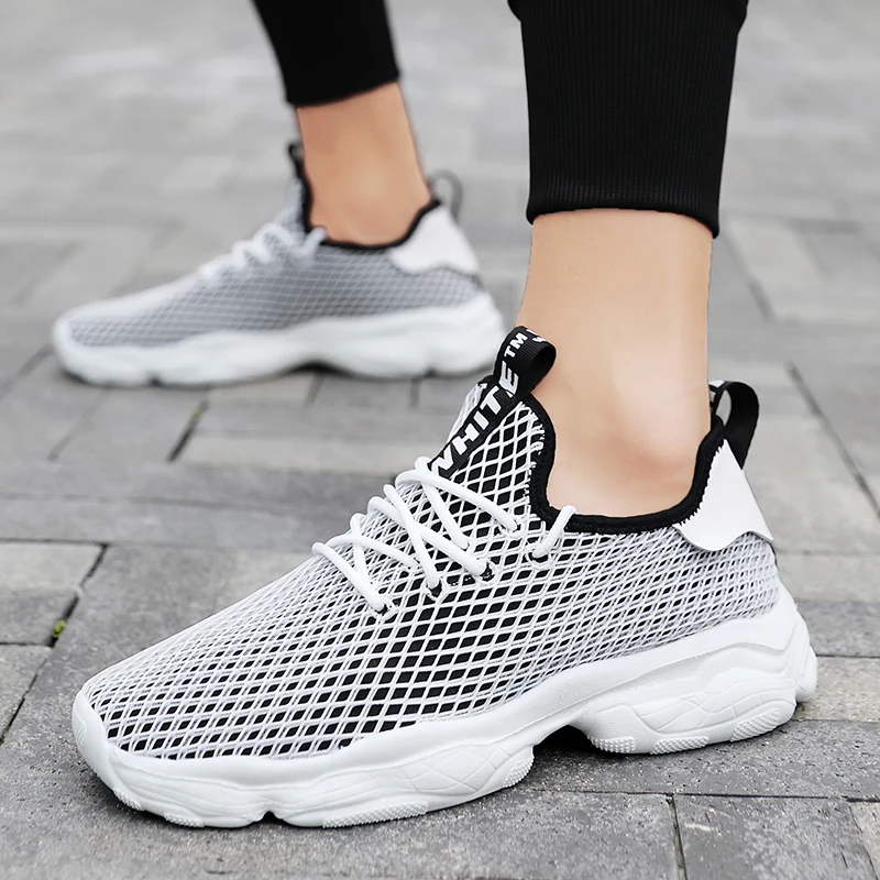 

SHARCPCLAW Women Shoes Summer Large Size Men Sneakers Lace-Up Handmade Men Casual Shoes New Arrivals Chaussures Femme
