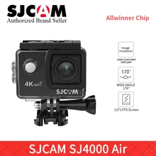 Оригинальная Экшн-камера SJCAM SJ4000 AIR wifi Full HD yi 4K Sports DV 2,0 дюймов водонепроницаемая Мини видеокамера на шлем