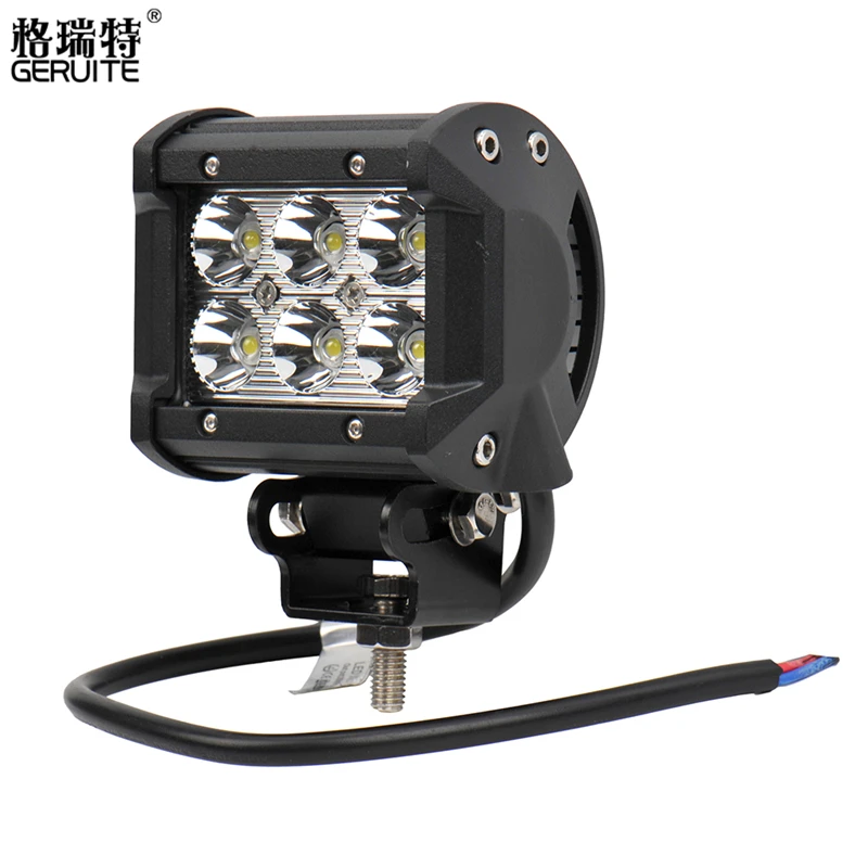 1Pc 4 inch 18W LED Work Light Lamp for Motorcycle Tractor Boat Off Road 4WD 4X4 Truck SUV ATV Spot 12V 24V