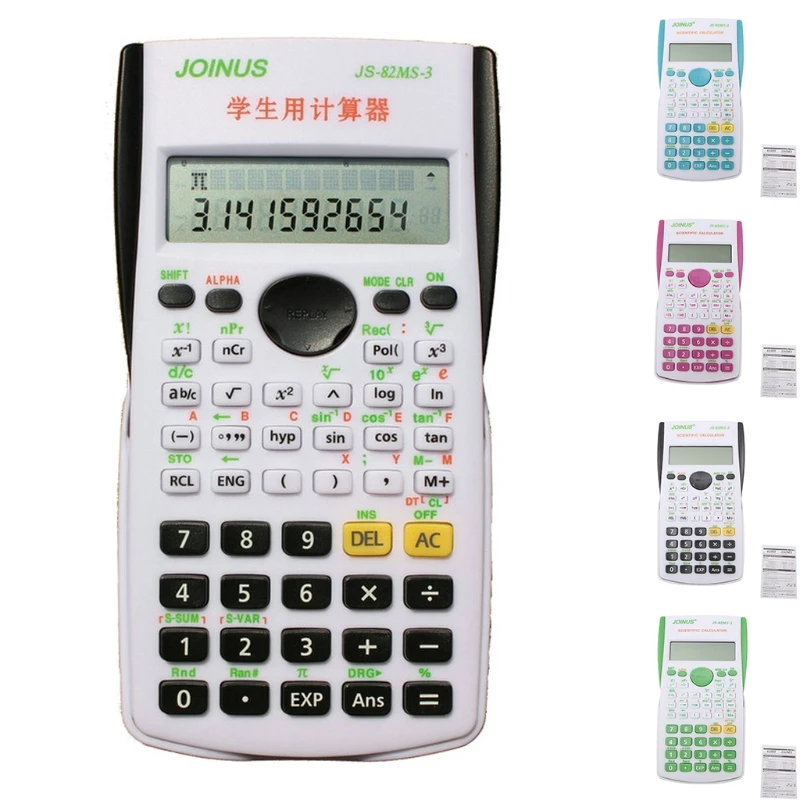 

New 12 Digital Electronic Scientific Calculator 240 Multi-function Calculator Cientifica 2 Line LCD Display Student