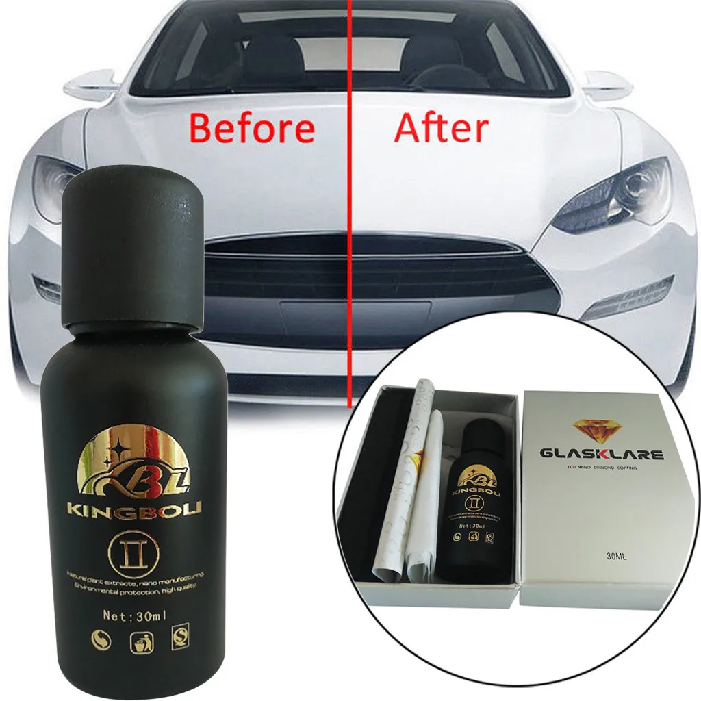 Car Care Scratching 10H Car Oxidation Liquid Ceramic Coat Super Hydrophobic Glass Coating Set Polishing Good pround Dropship CA