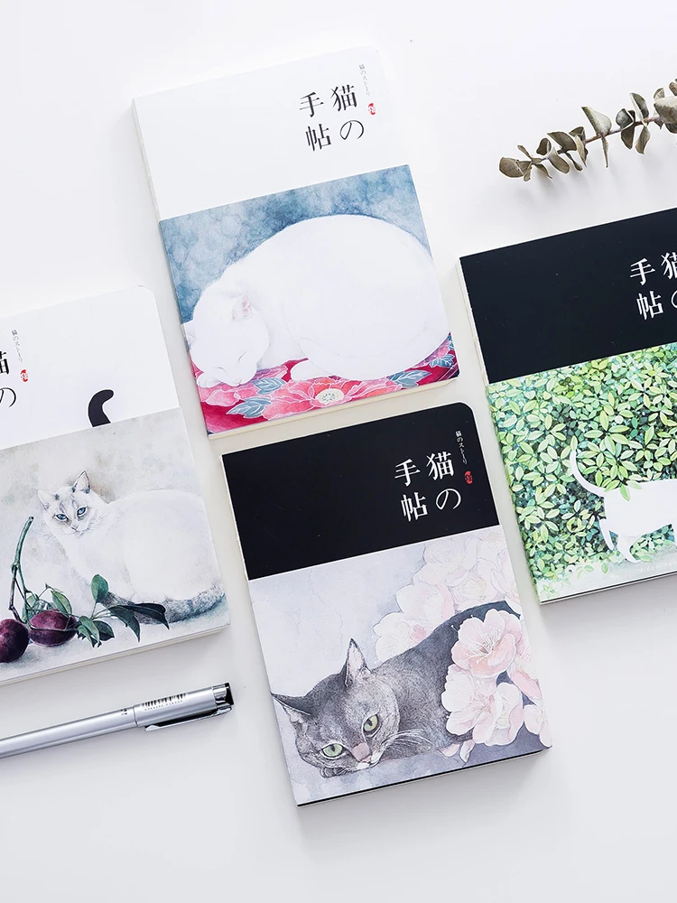 

Special Offer Japanese Cat Notepad A5 Blank Paper Notebook 1PCS