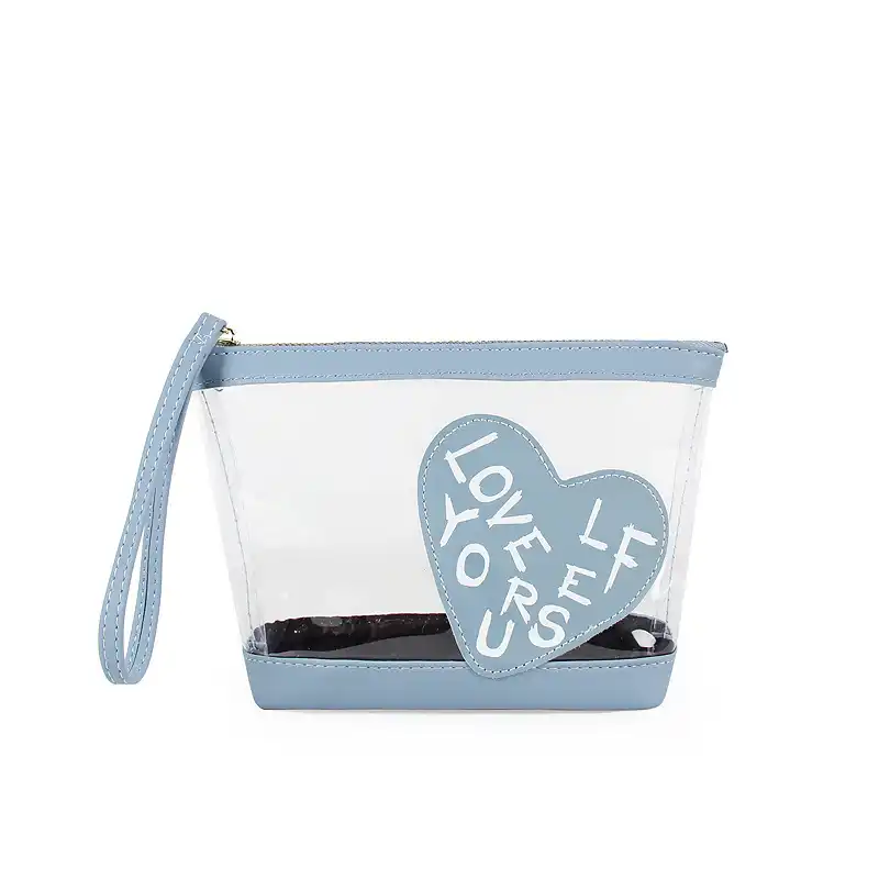 Kandra Fashion Transpa Cosmetic Bag For Women Pvc Capacity See Through Makeup Bags Clear Organizer Zippered Pouch Clutch Kandra Fashion Transpa Cosmetic Bag For Women Pvc Capacity See Through Makeup Bags Clear Organizer Zippered Pouch Clutch