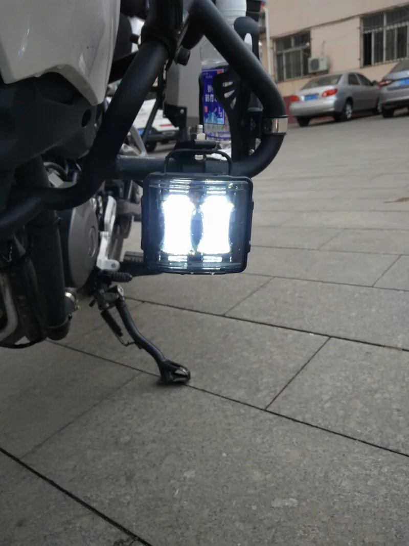 2 шт. 30 Вт IP67 Водонепроницаемый светодиодный мотоциклетный противотуманный светильник вспомогательный головной светильник дневной ходовой фары 4x4 внедорожные ATV фары для внедорожника
