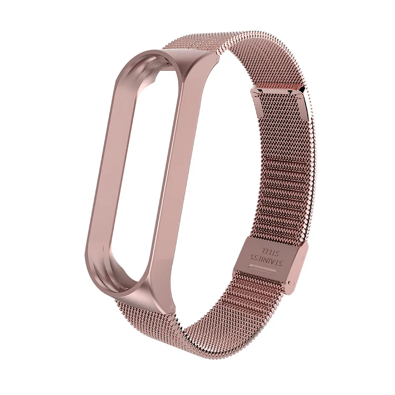 

Wrist Strap Metal Screwless Stainless Steel For Xiaomi Mi Band 3 Strap Bracelet Miband 3 Wristbands Pulseira Miband3 Accessories