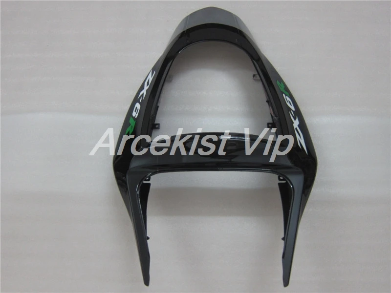 4 подарка ABS Обтекатели комплект подходит для kawasaki Ninja ZX6R 636 2003 2004 6R 03 04 Custom Обтекатель Набор на заказ серебряный черный