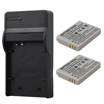 

2x 1200mAh NB-5L Camera Battery For Canon SX200is SX210IS SX220HS SX230HS CB-2LXE PowerShot S100 S110 SD950 NB 5L with Charger