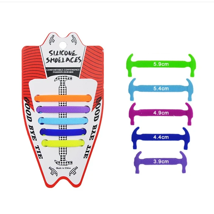 

Modern Practical Fashionable Men Women Lazy Hammer Type No Tie Shoelaces Elastic Silicone Shoelaces/5size