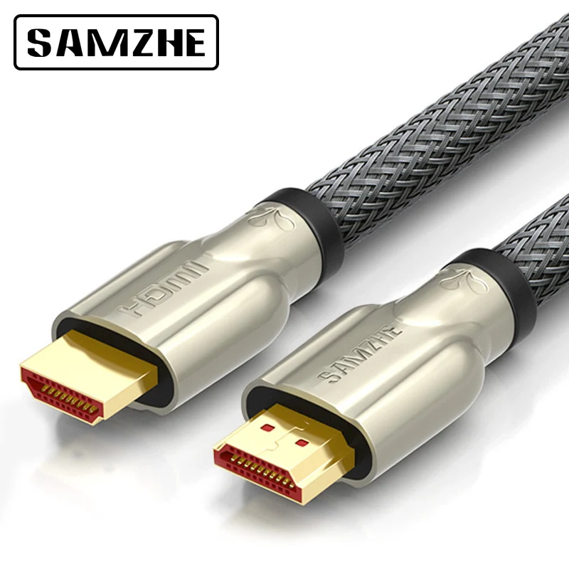 

SAMZHE 4K@60Hz HDMI 2.0 Cable Rac HDR HDMI Splitter for Laptop DVD TV-Box PS3/4 Connect to HDTV Projector and Displayer