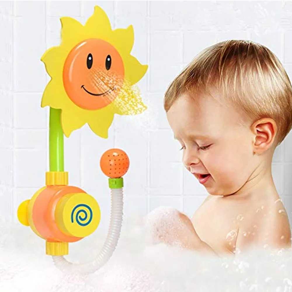 Подсолнух для ванной игрушки душ кран распылитель вода игрушка носик фонтан